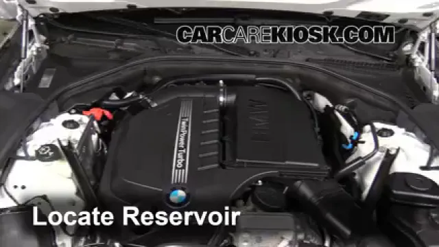 2011 BMW 535i 3.0L 6 Cyl. Turbo Líquido limpiaparabrisas Agregar líquido